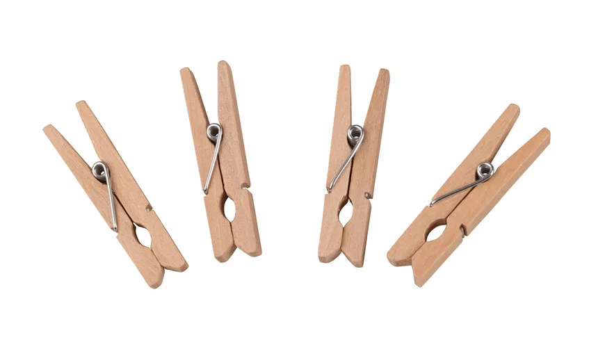 Rayher Holz Wäscheklammern natur 4,5cm 24 Stück