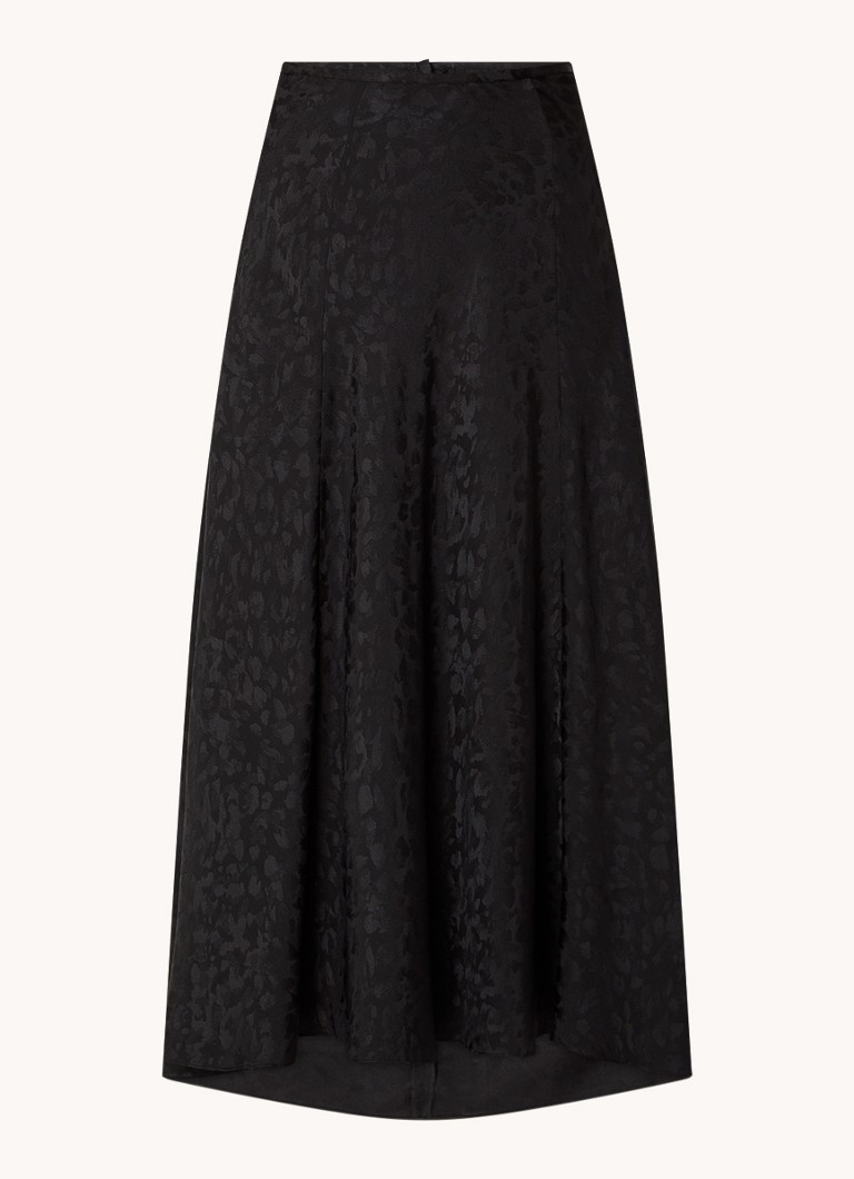 Fusta midi din mătase Jeanne cu imprimeu leopard de Zadig&Voltaire