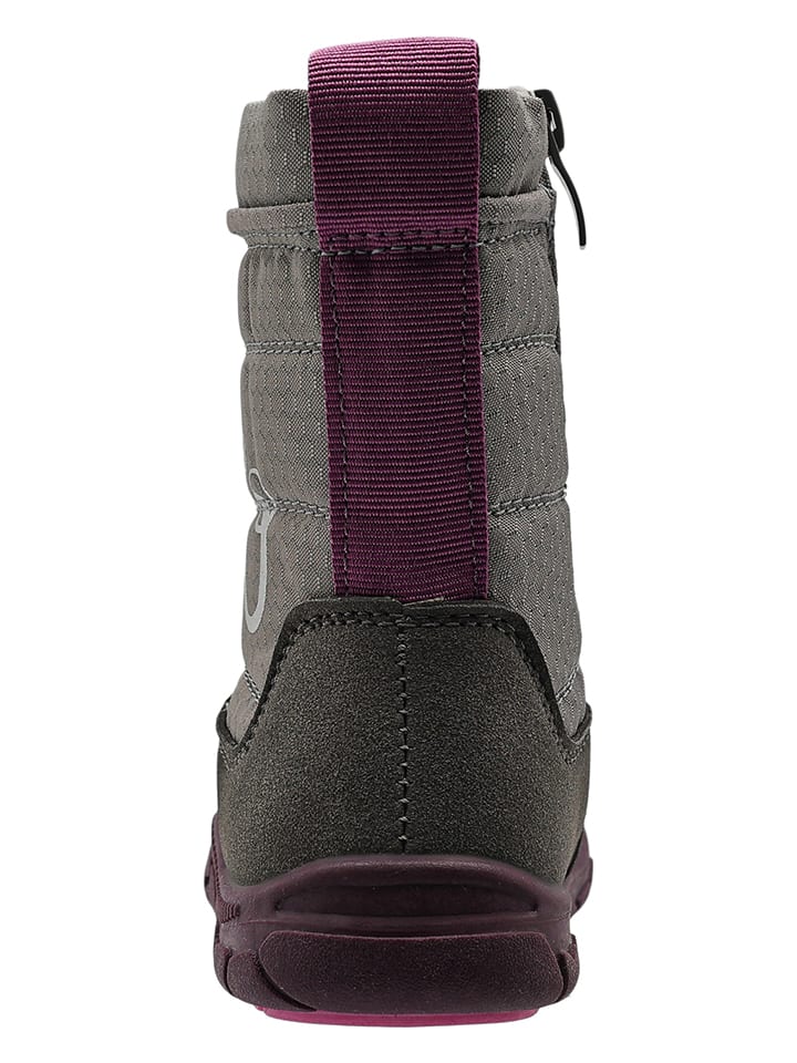 lamino Barfuß-Winterboots in Hellgrau/ Lila günstig kaufen
