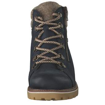 Remonte Schnür Boots in blau