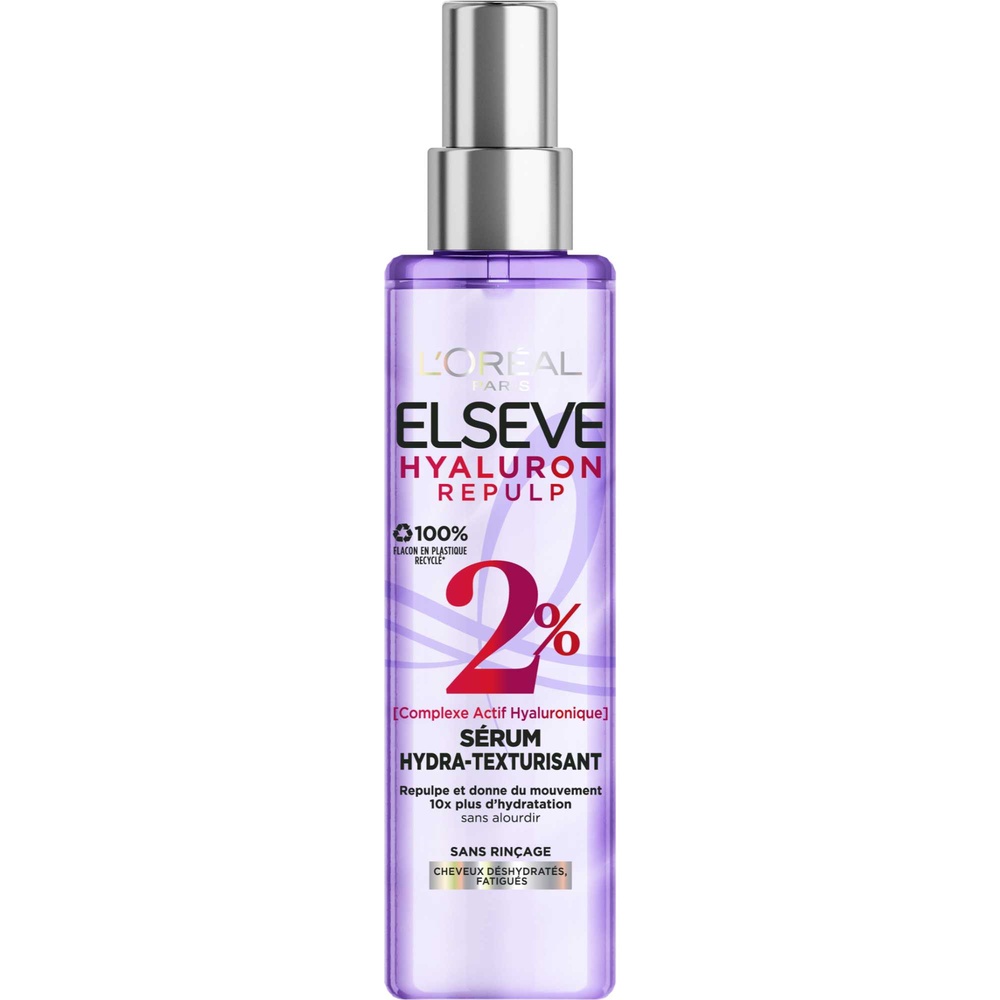 L'Oréal Paris Elsève Hyaluron Repulp Serum Hydra-Texturisant 150ml Sérum Hydra-Texturisant pour Cheveux Déshydratés