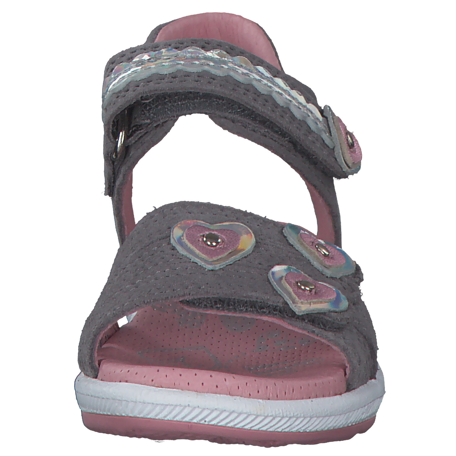 Superfit EMILY 06133, Sandalen (Kinder), Kinder, HELLGRAU/ROSA