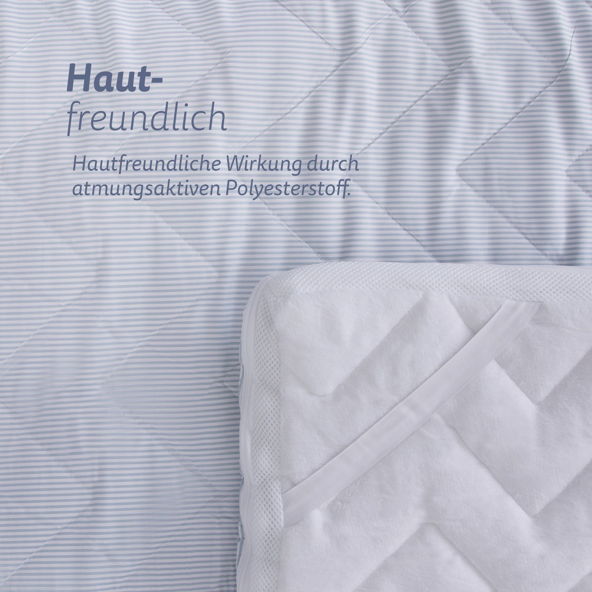 Matratzenschoner Top Cool mit Sommer und Winterseite Bestlivings, Matratzentopper mit Memory Foam Effekt - Matratzenschoner Visco