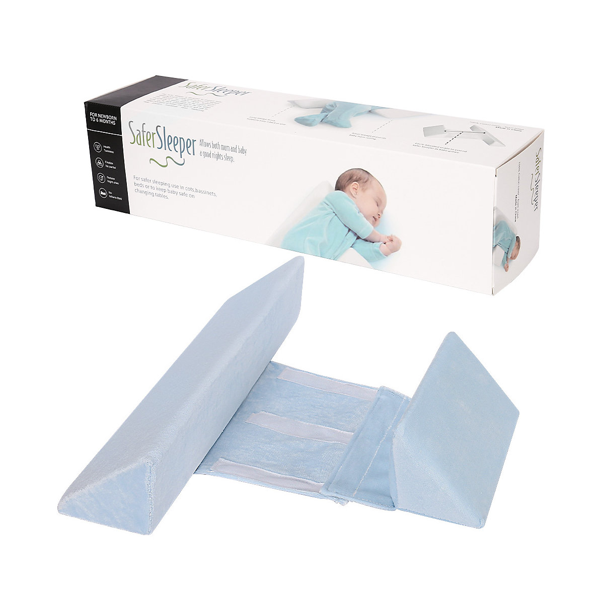 Dreiecks Form Baby Kopfkissen Baby-Schlafhaltung formendes Kopfkissen