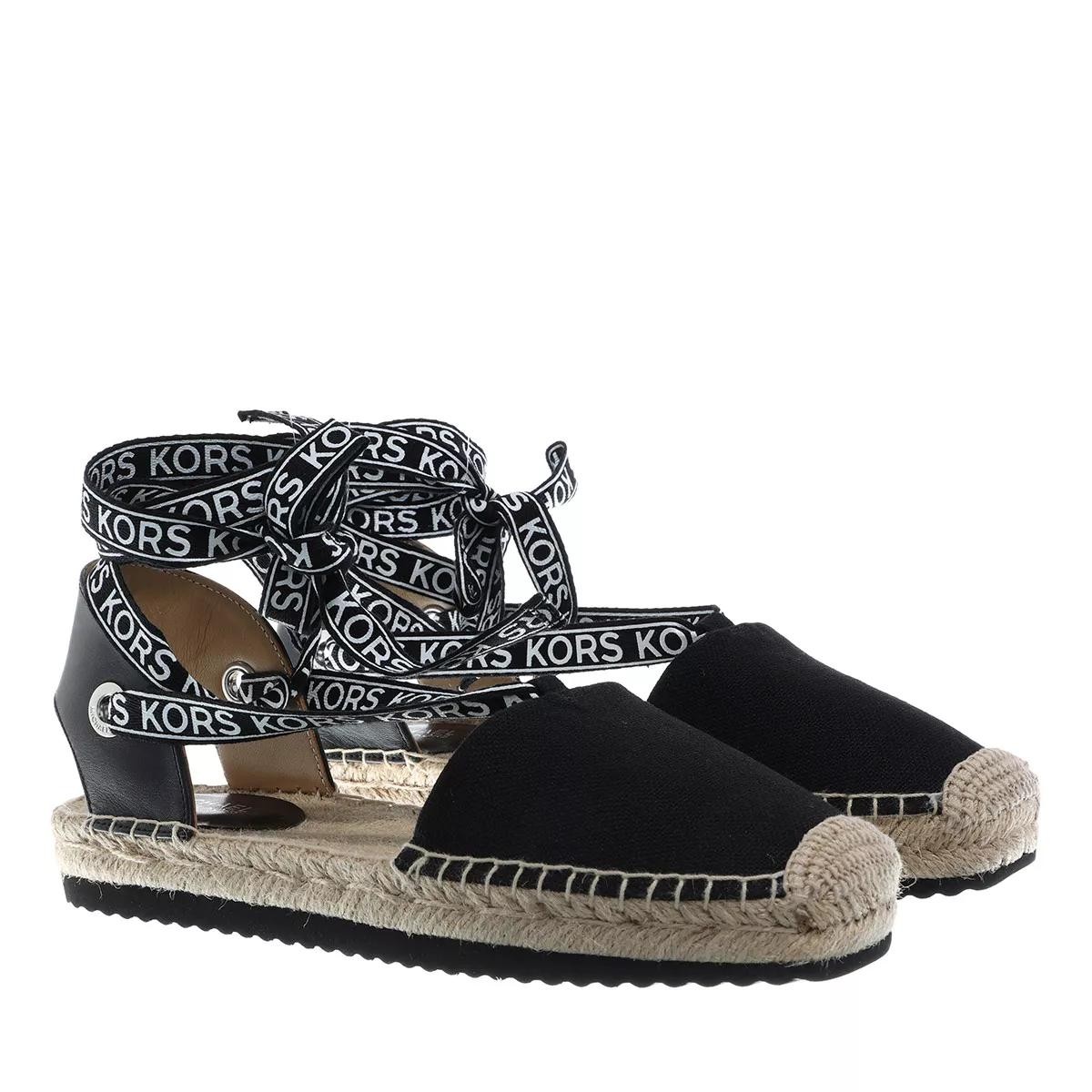 MICHAEL KORS Komfort Slipper schwarz Espadrille