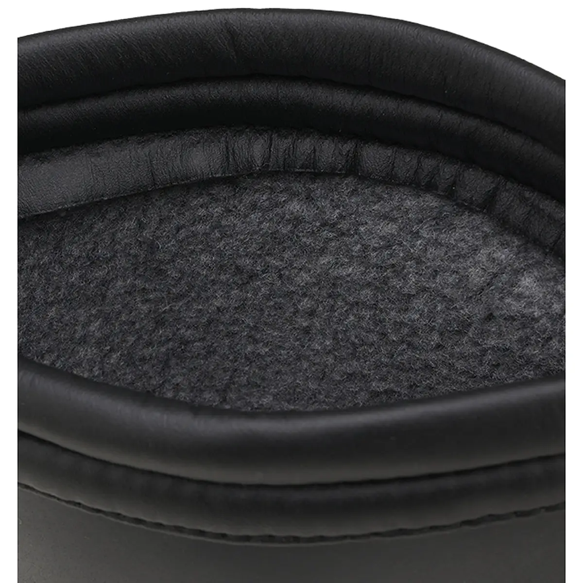 Gummistiefel mit Futter schwarz