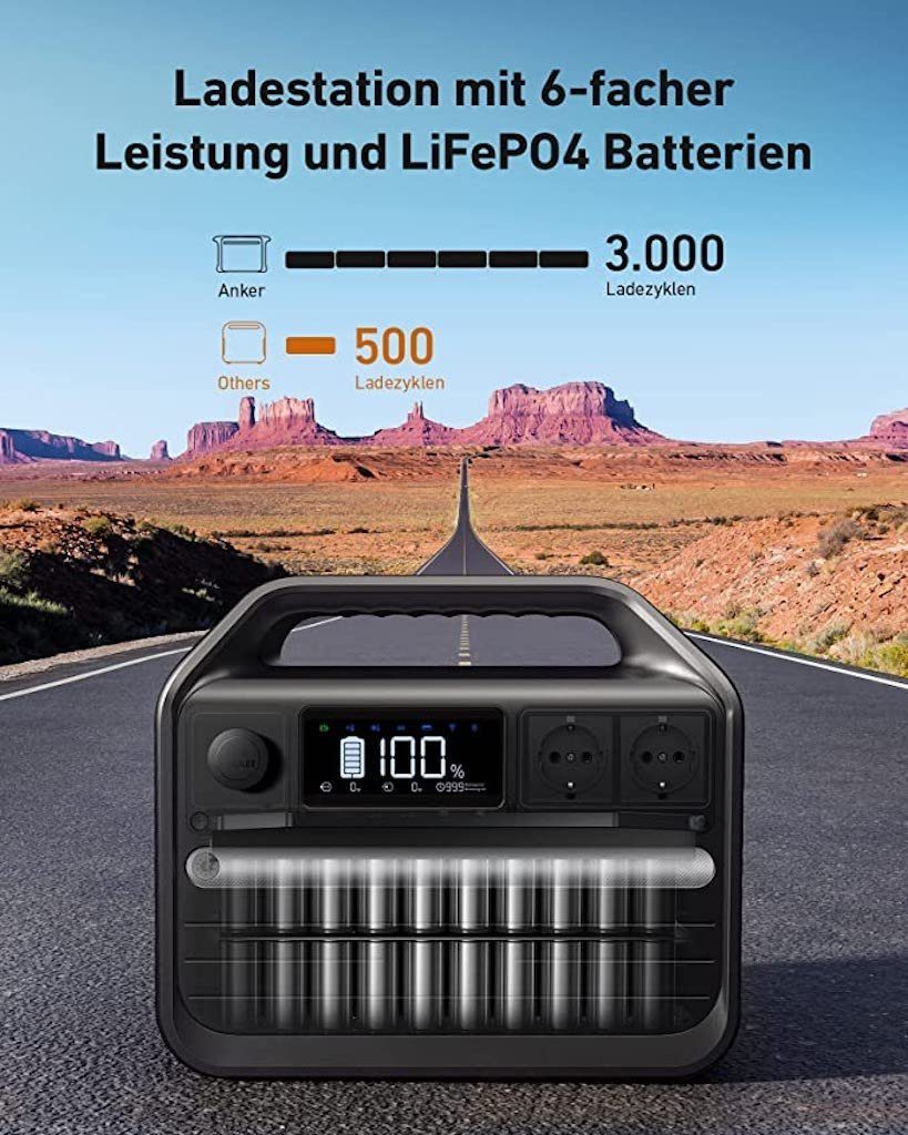 Anker Stromerzeuger 555 Powerstation 1024Wh, (1-tlg)