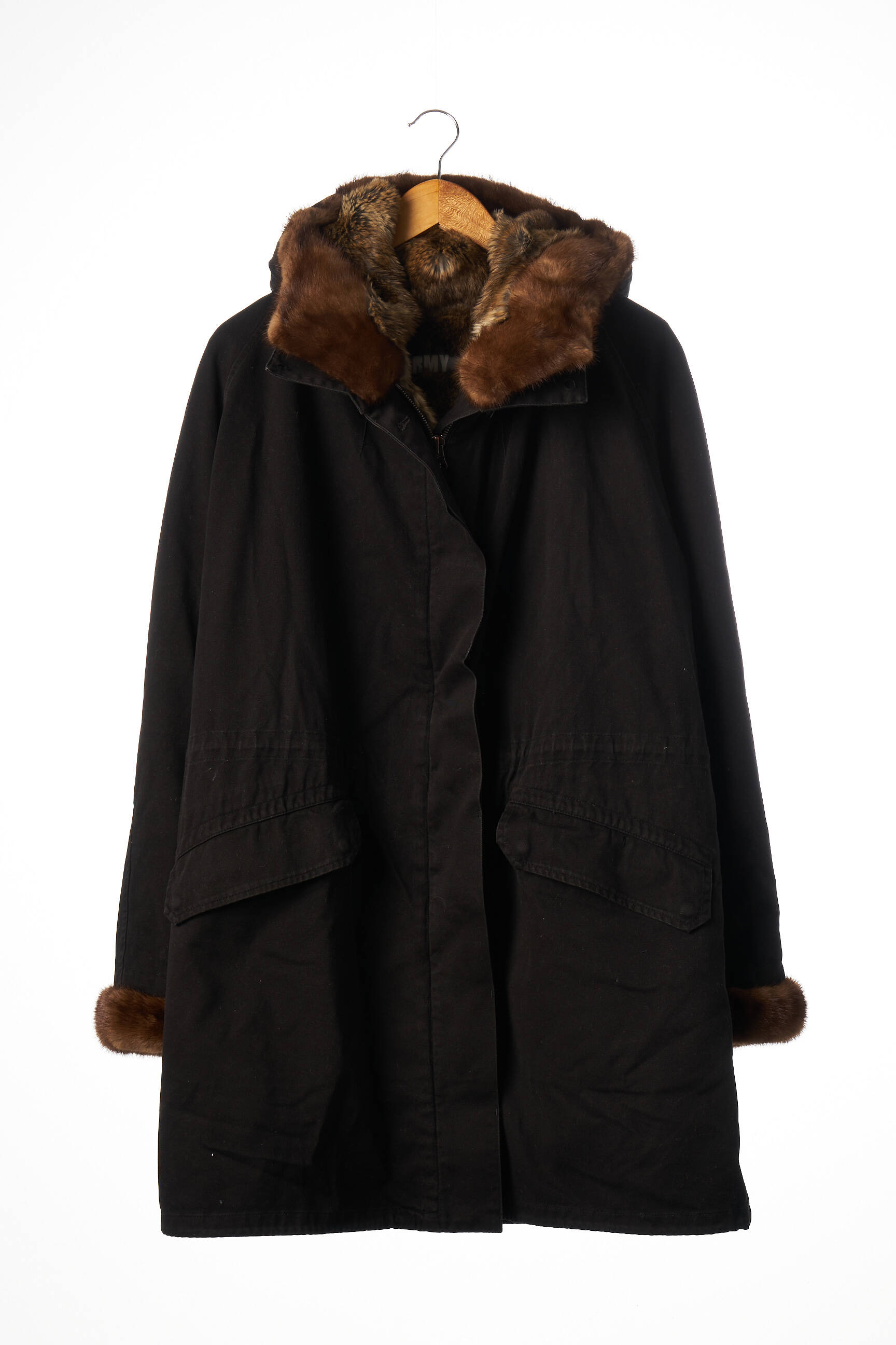 Yves Salomon Parkas Femme couleur noir