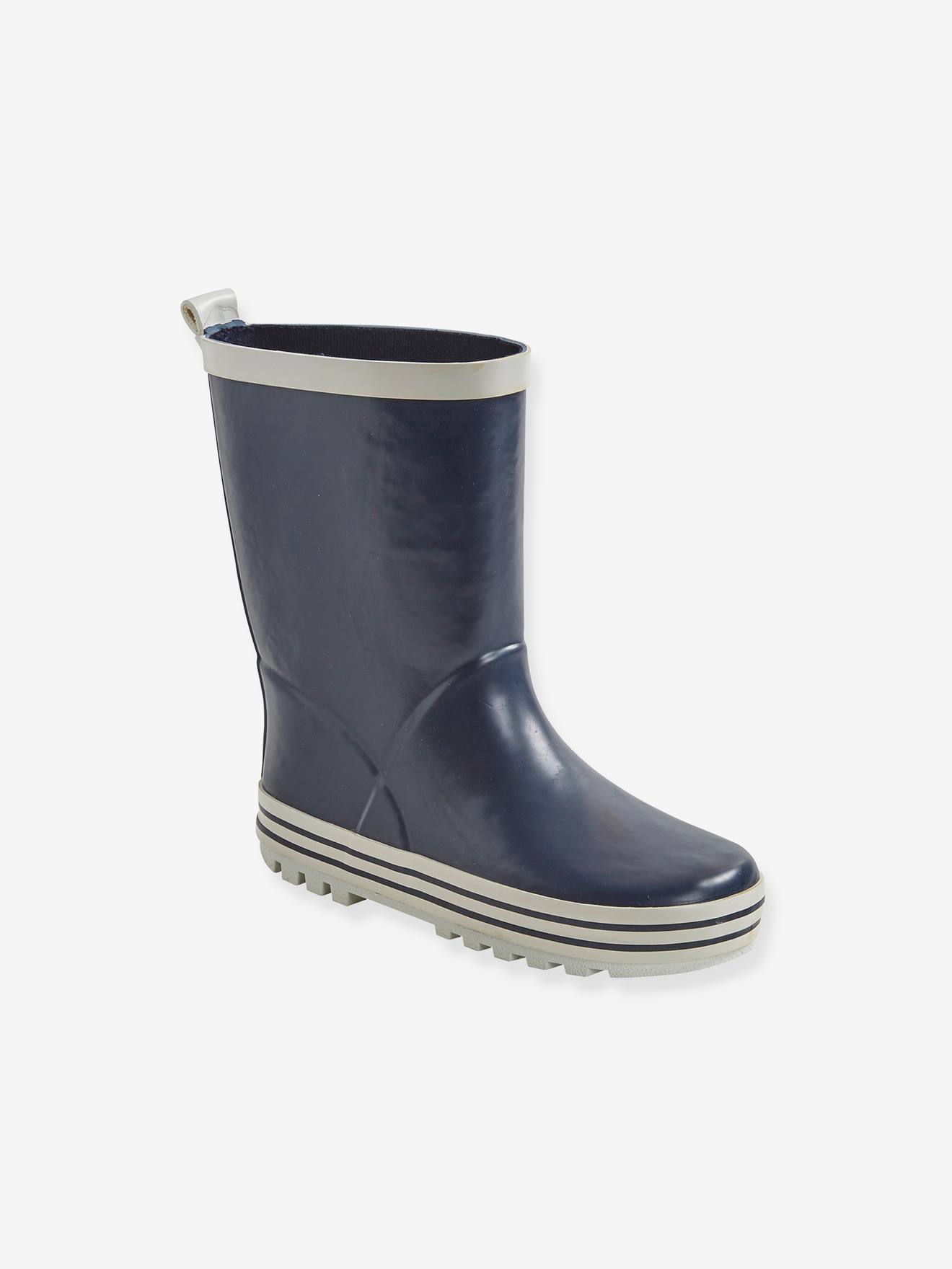 Bottes de pluie enfant en caoutchouc marine