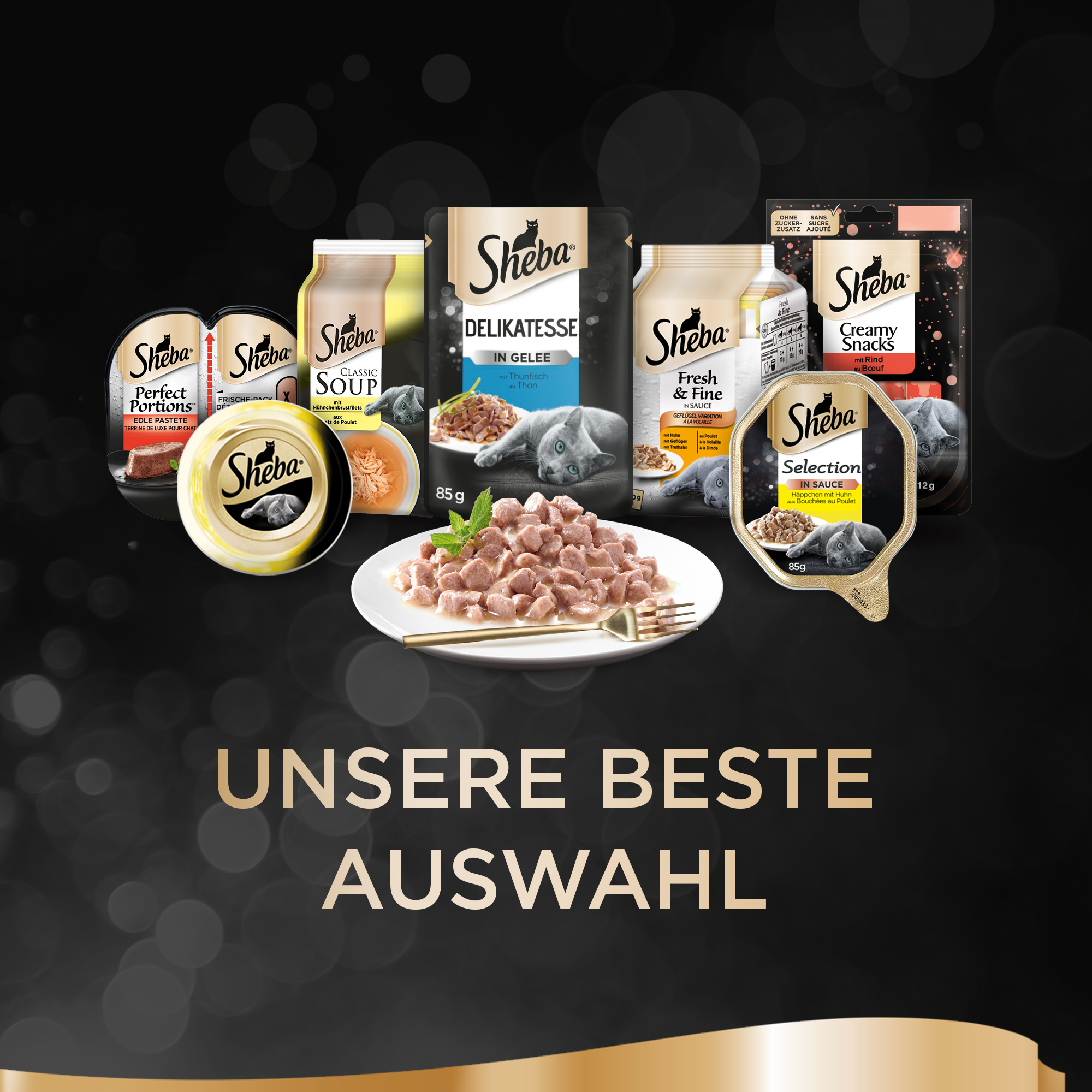 Sheba Nassfutter Sheba Sauce Lover 22x85g Huhn