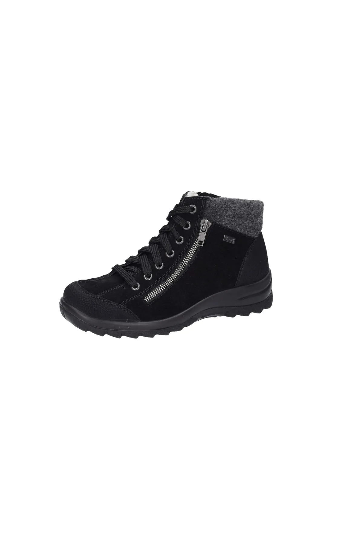 Rieker  Stiefelette - Schwarz - Flacher Absatz