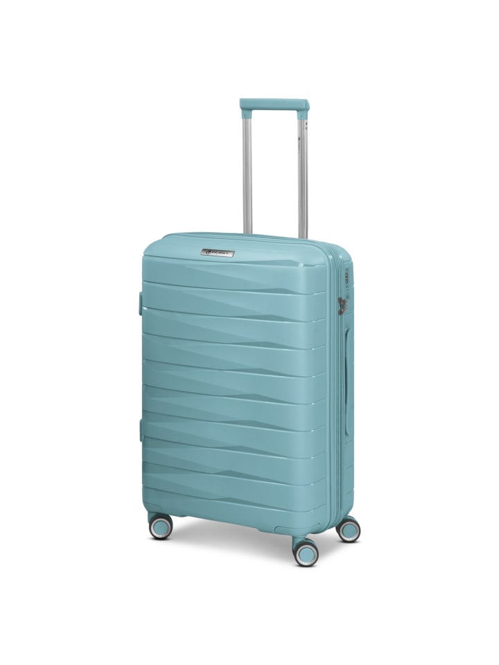 Franky London 4 Rollen Kofferset 3-teilig mit Dehnfalte in mint green günstig kaufen onesize