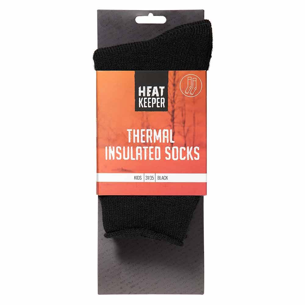 Heat Keeper Schwarze Kinder Thermische Socken