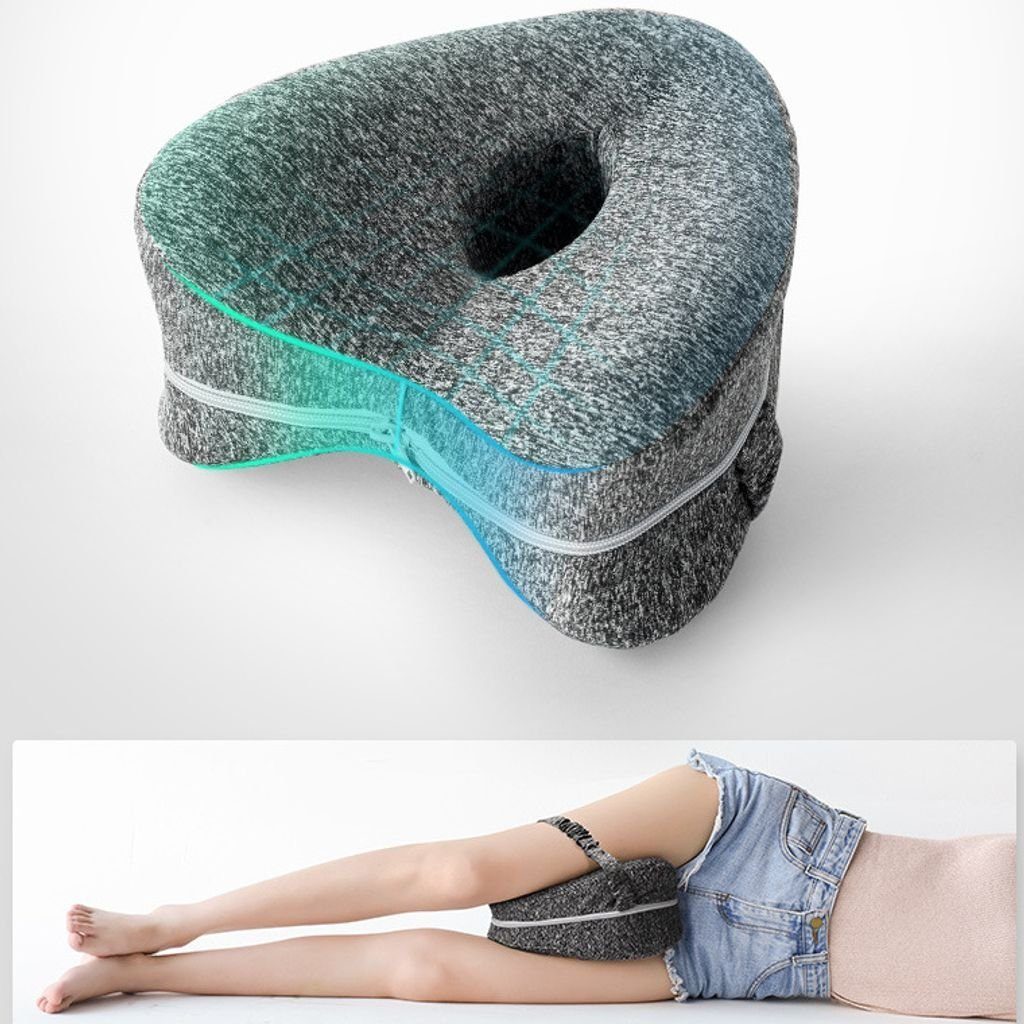 EBUY Seitenschläferkissen Beinkissen Herzform Orthopädisches Schlafkissen Kniekissen, 1-tlg.