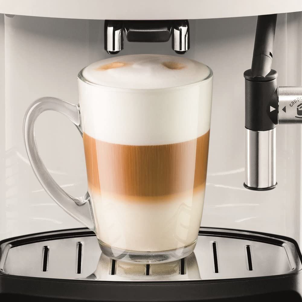 Krups Kaffeevollautomat EA8161 Espresso Kaf­fee­voll­au­to­mat INKLUSIVE XS6000 Pisa weiß