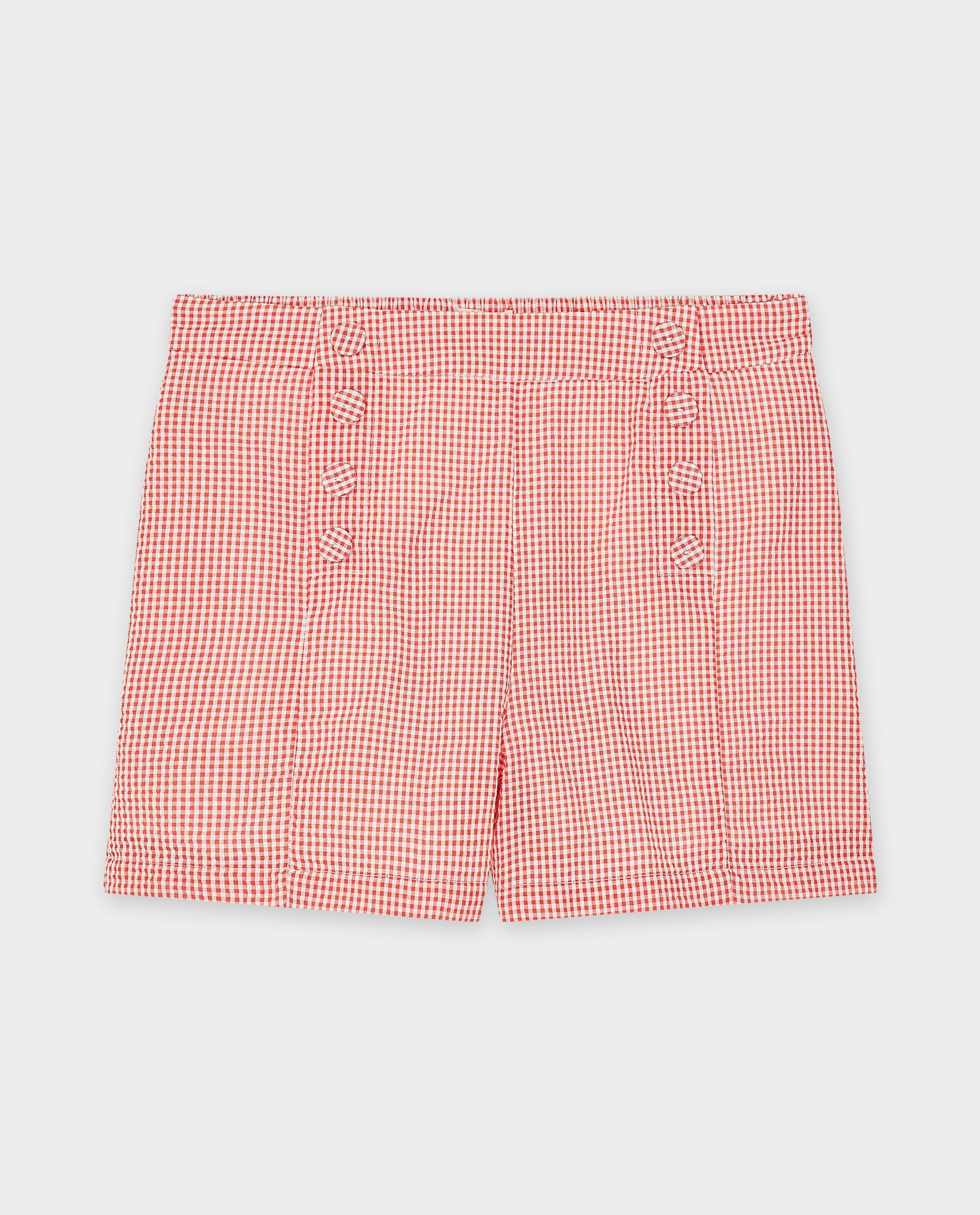 Thelma & Louise shorts med texturerat vitt