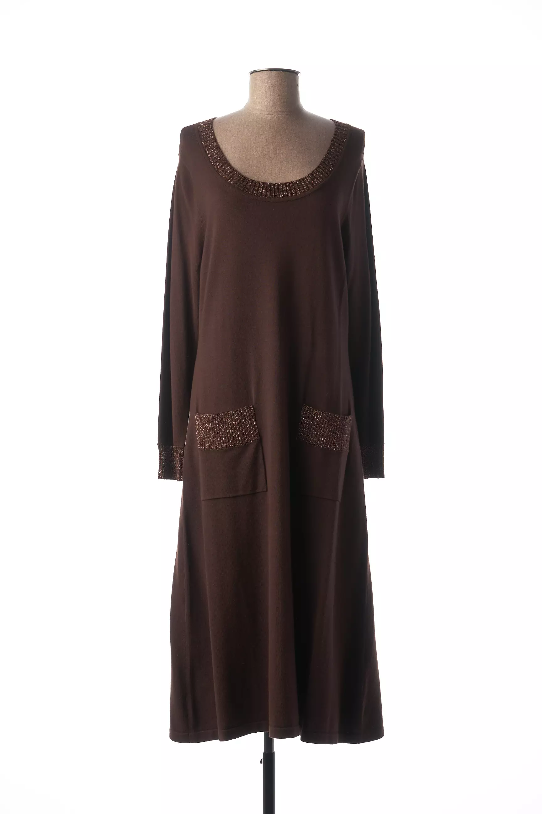 Mexx Robes Longues Femme couleur marron
