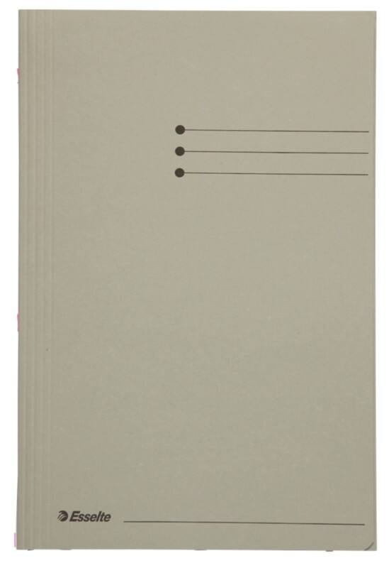Esselte Manilla Jurismappe 1032307 Foolscap Grau Recycelter Karton 250 Blatt 23,3 x 35 x 2 cm 50 Stück