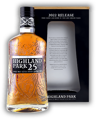 Highland Park 25 Years 46% Highland Park 25 Years 46% Aus Fässern aus dem Jahr 1995 und früheren Jahren. Eine bemerkenswerte Komplexität mit reichhaltiger süßer Rauchigkeit. Alter 25 J. - 0,7	 Liter - Vol 46%