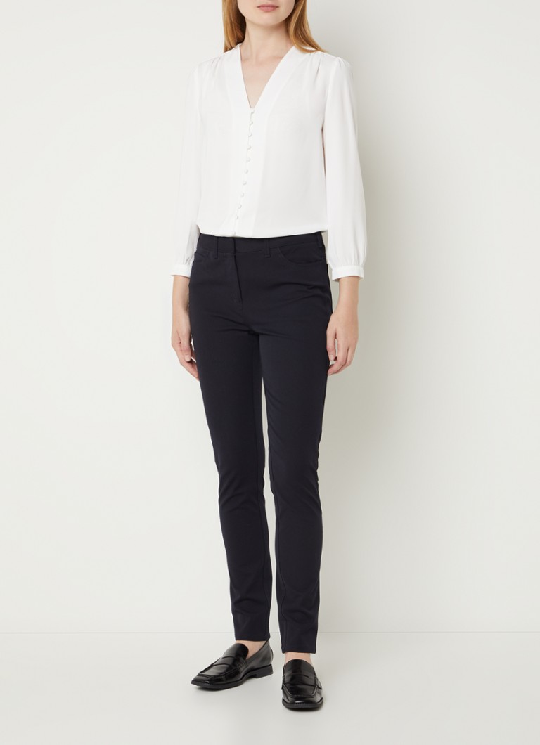 Hobbs Magnolia blouse with V-neck