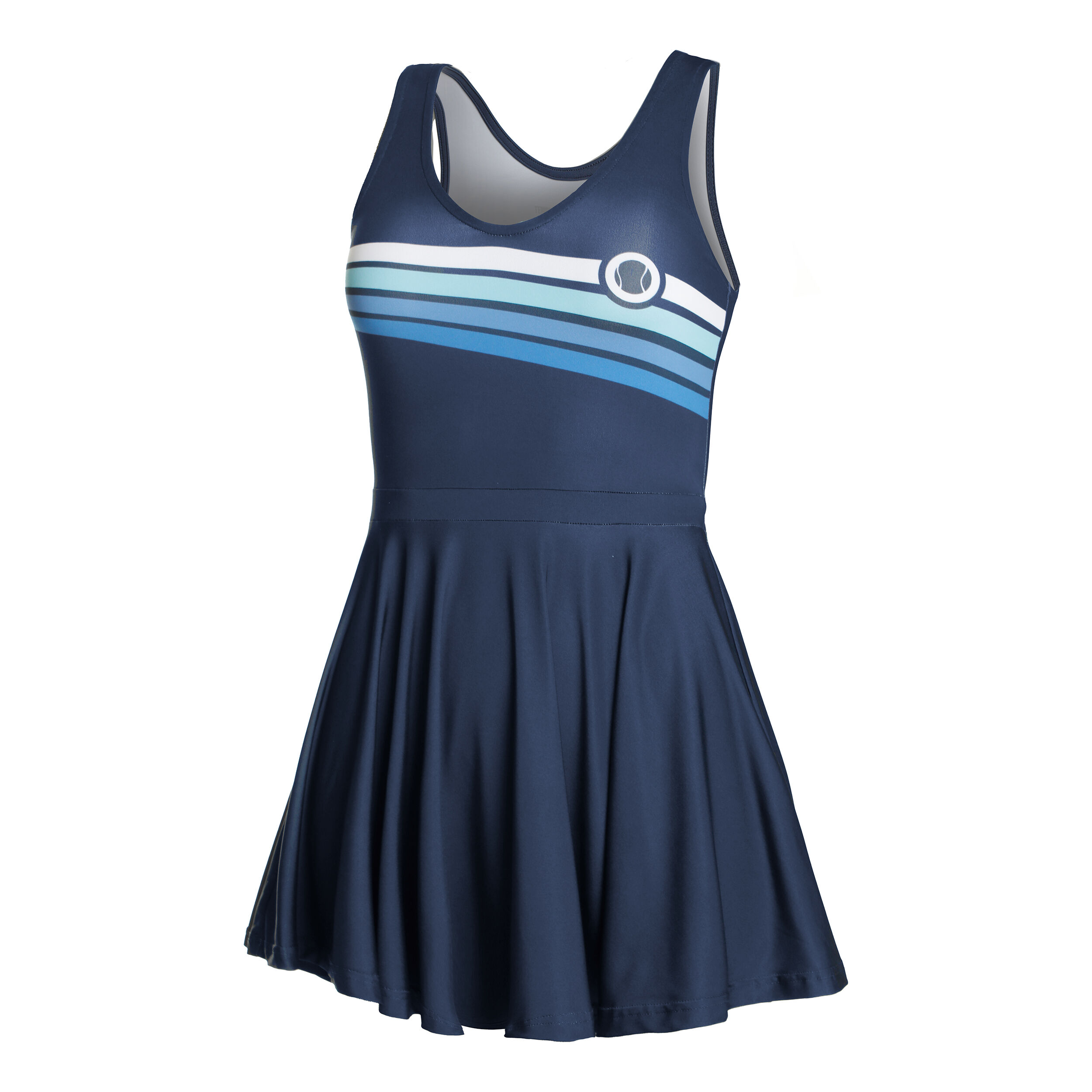 2in1 Kleid Special Edition Damen - Dunkelblau, Mehrfarbig