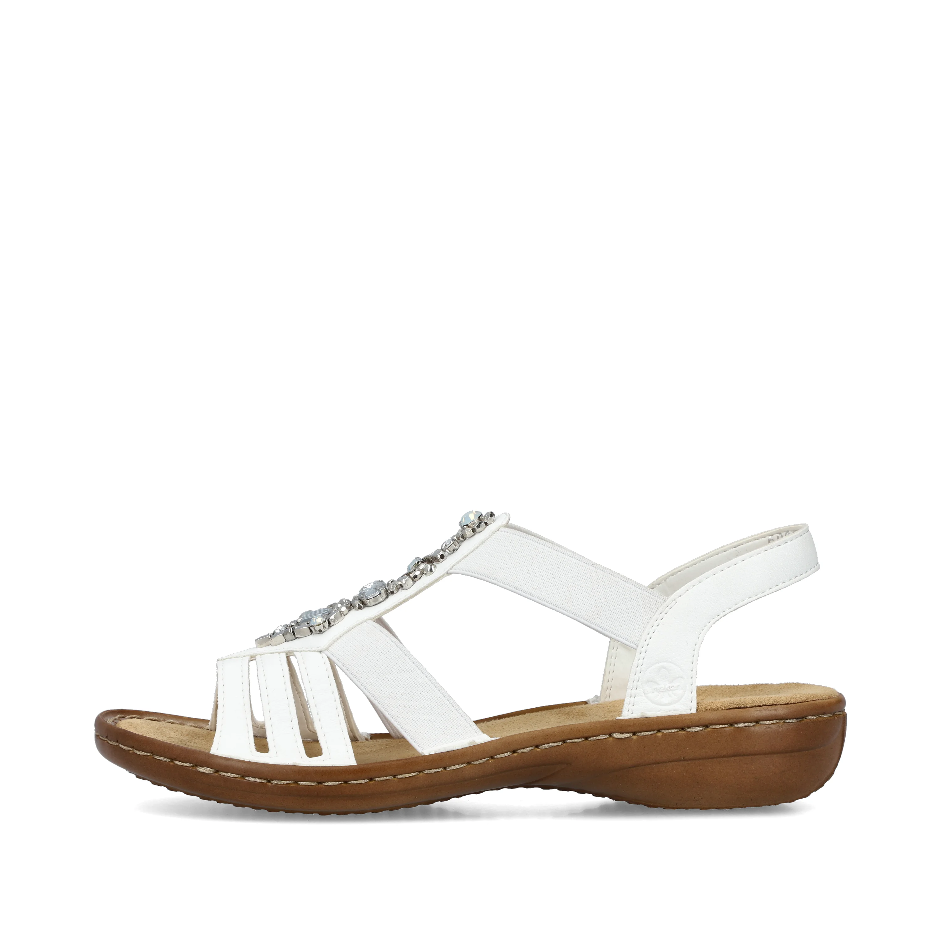Rieker Damen Riemchensandalen lilienweiß