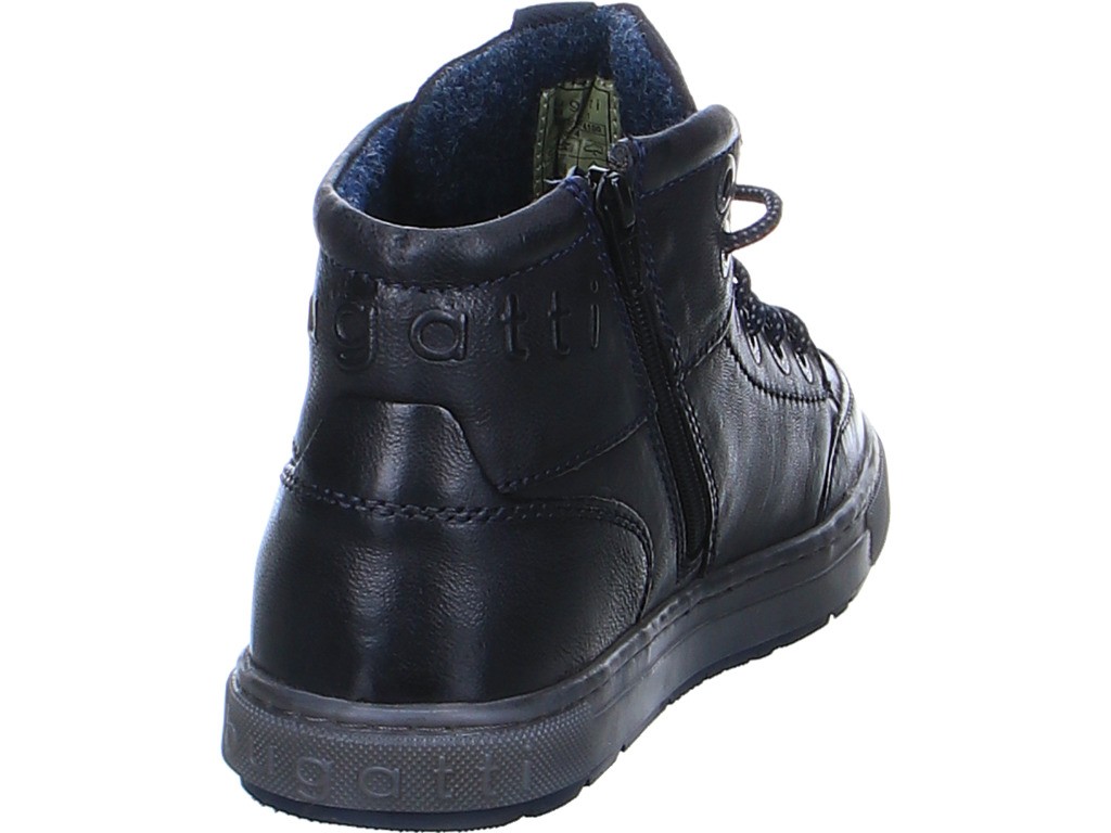 BUGATTI Schnür-Stiefeletten blau Huberto