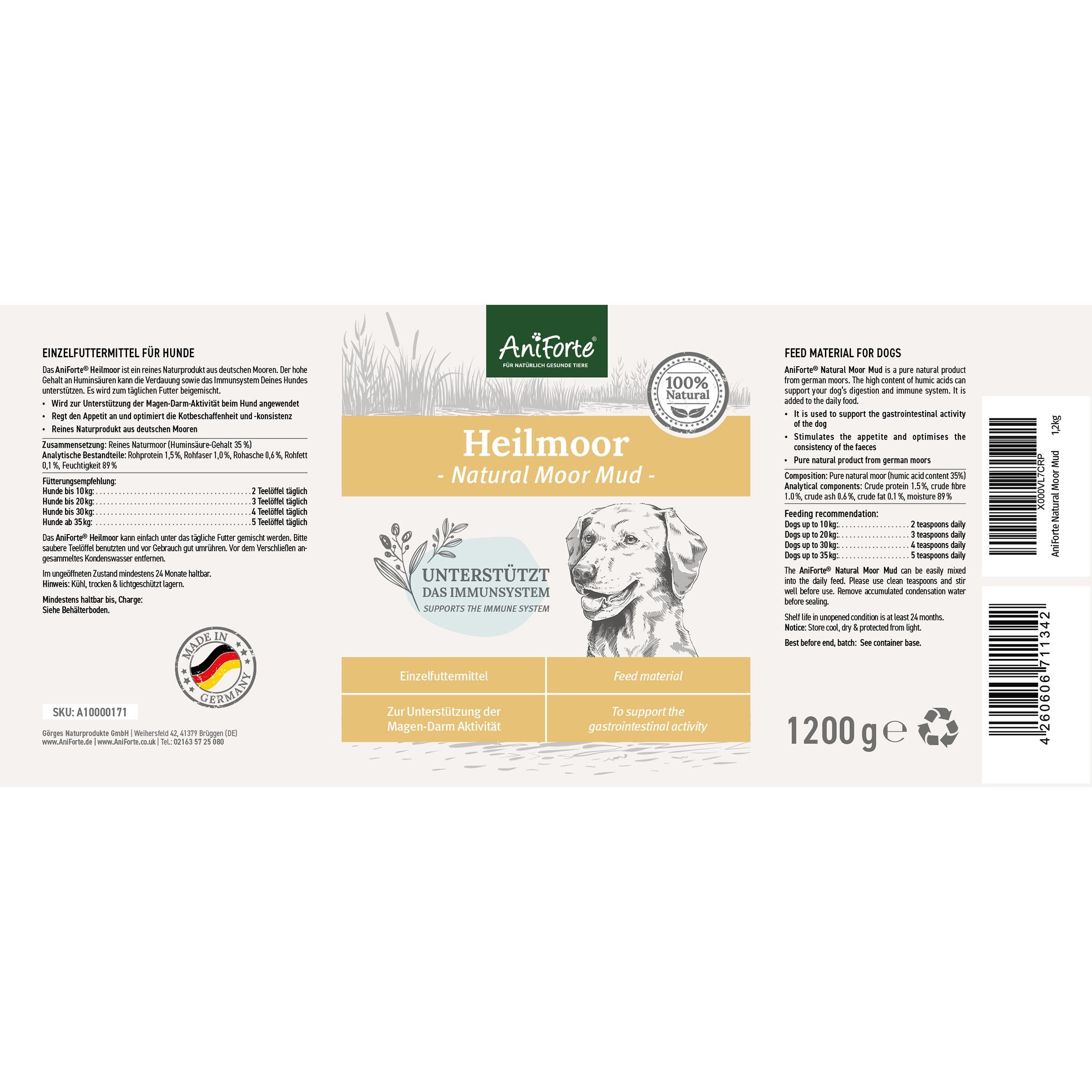 Aniforte Ergänzungsfutter & Aufzucht Aniforte Heilmoor 1,2 kg 1,2 kg