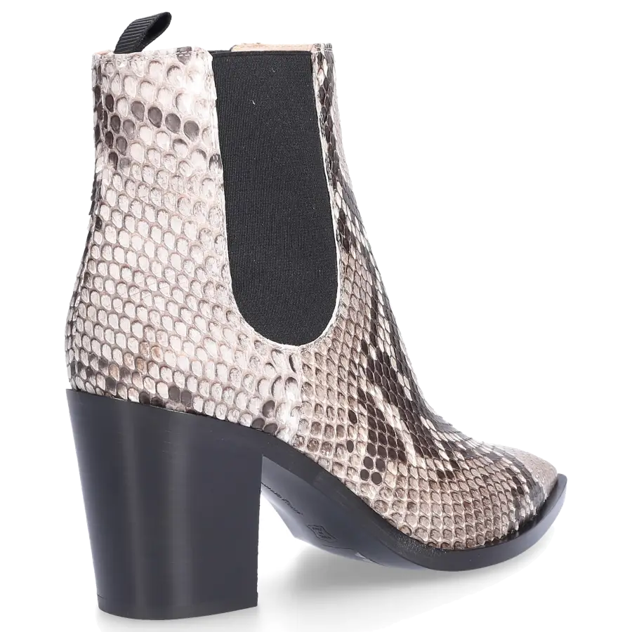 Gianvito Rossi - Chelsea Boots ROMNEY Pythonleder - grau