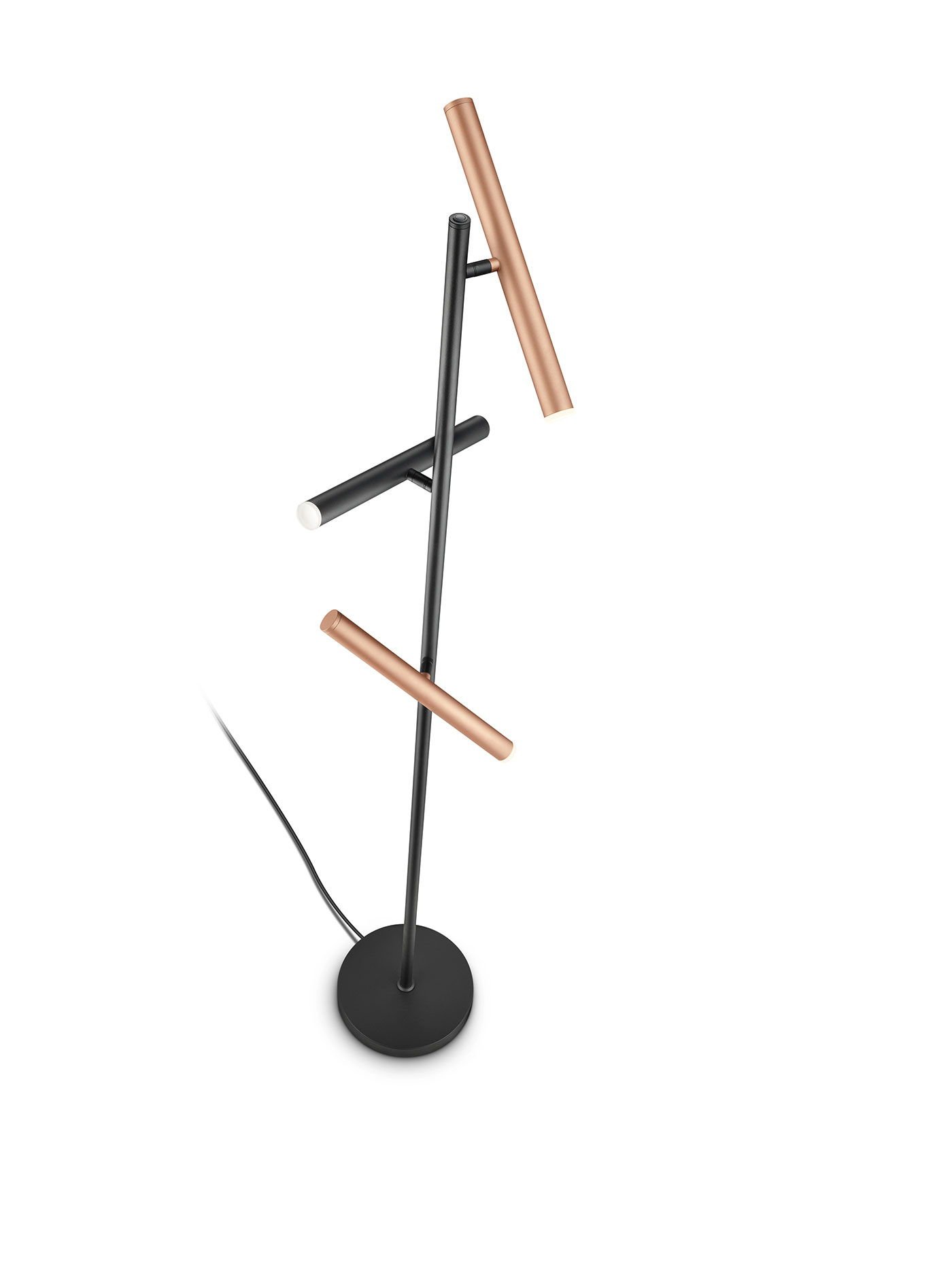 MusterringLED-Stehleuchte 3flg