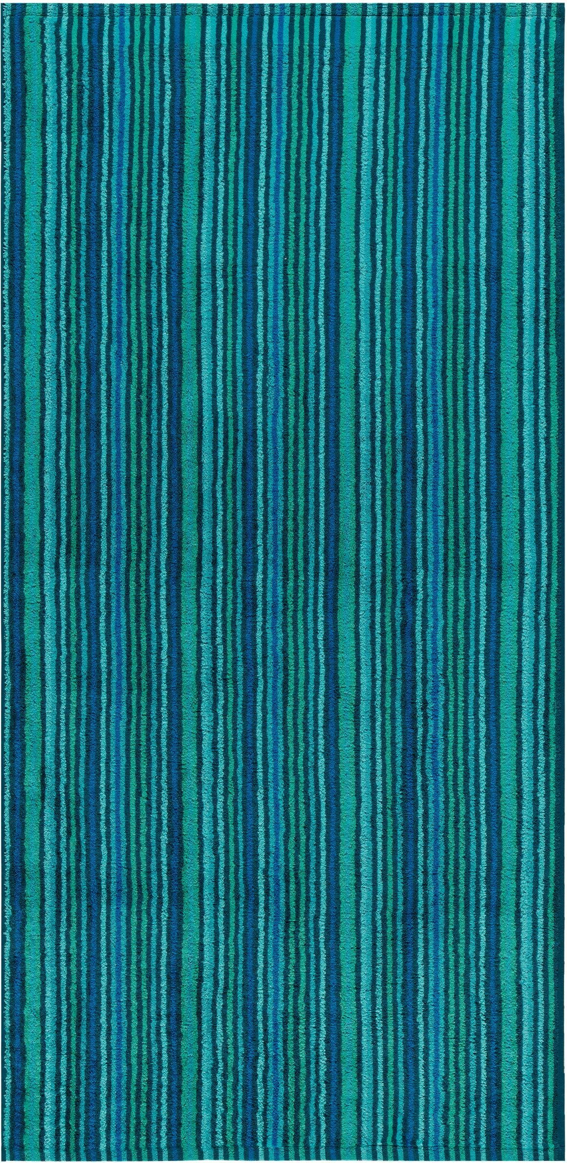 Egeria Badetuch Combi Stripes, Walkfrottee (1-St), mit feinen Streifen, 100% Baumwolle