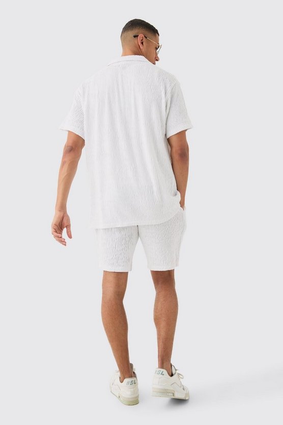 Oversize Hemd und Shorts