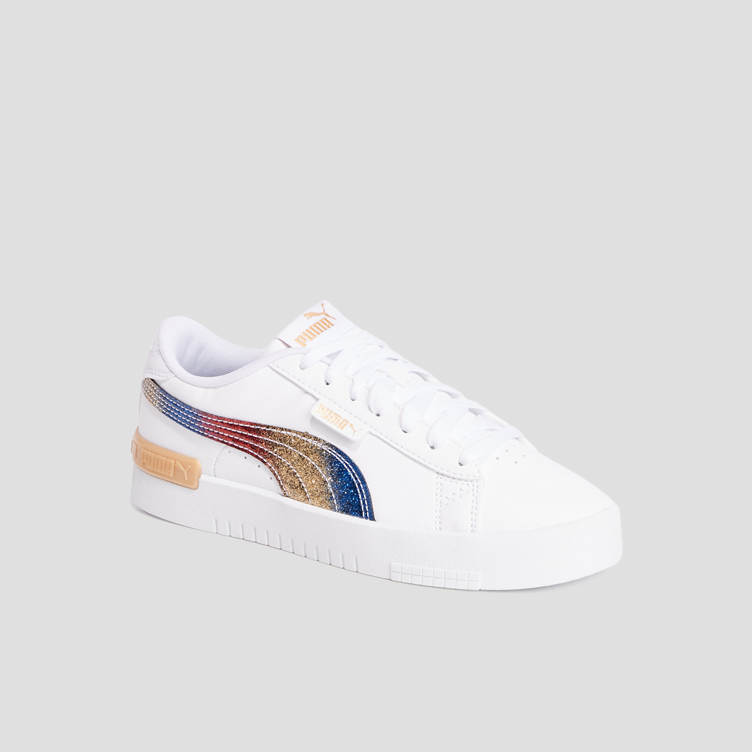 Tennis à lacets Puma Jada blanc fille | La Halle
