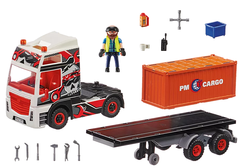 LKW mit Anh&auml;nger