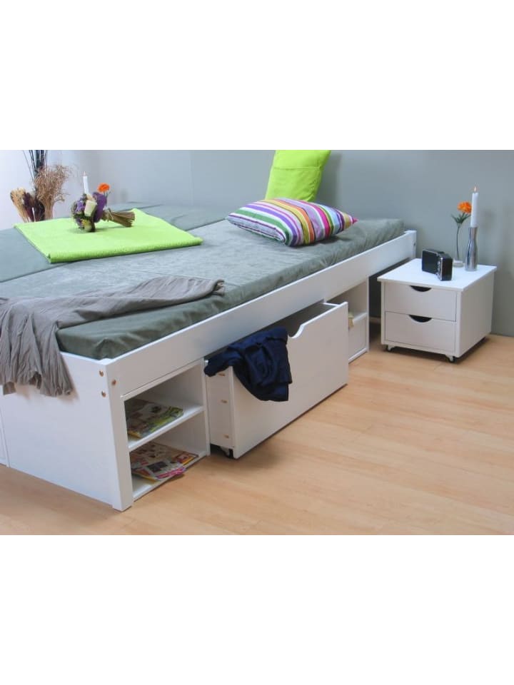 ebuy24 Doppelbett Till Weiß 146 x 209 cm günstig kaufen onesize