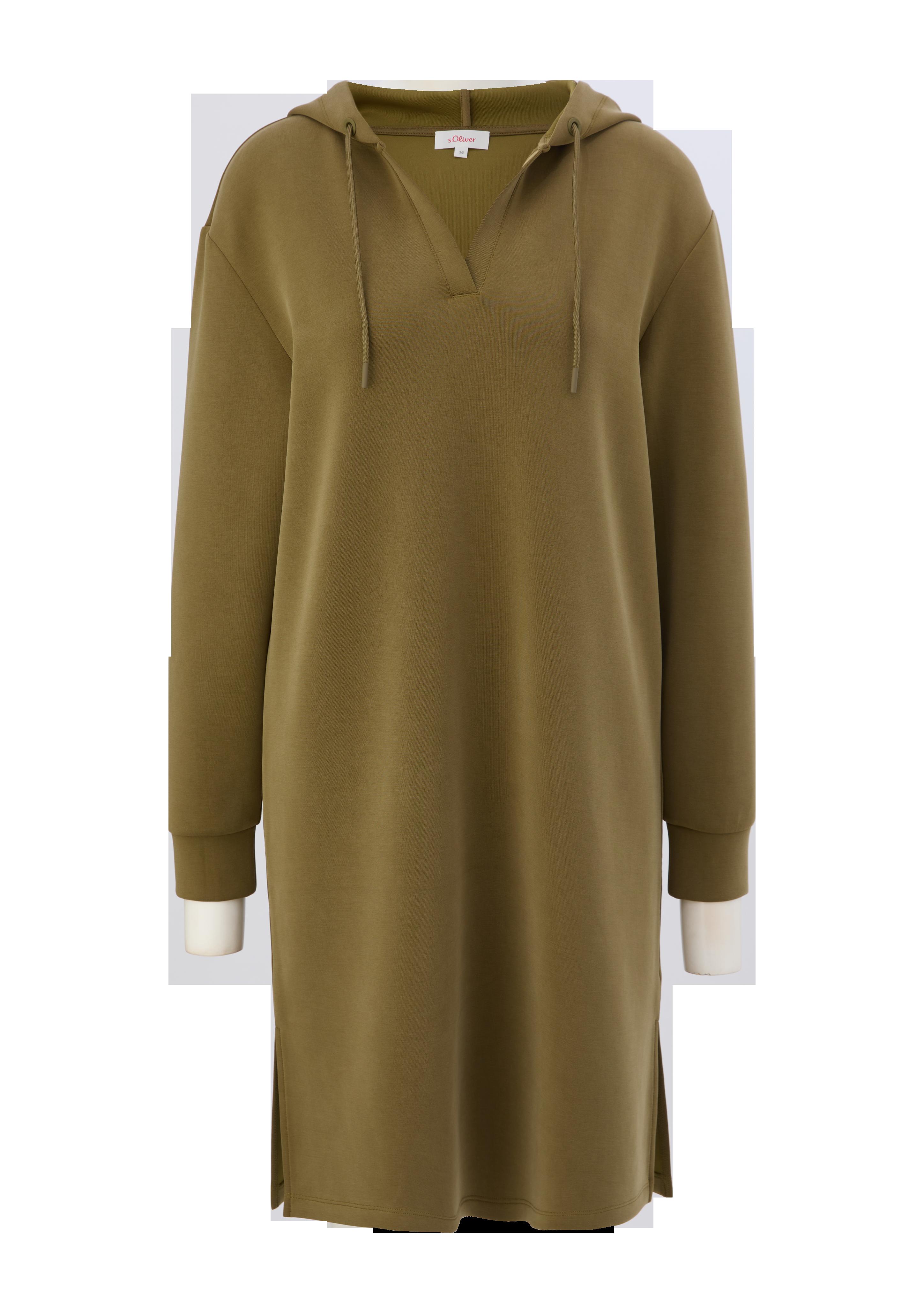 Langarmkleid mit Kapuze  2129784-7723