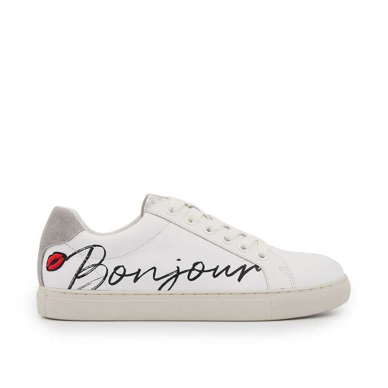 Baskets en cuir Simone bonjour bonsoir