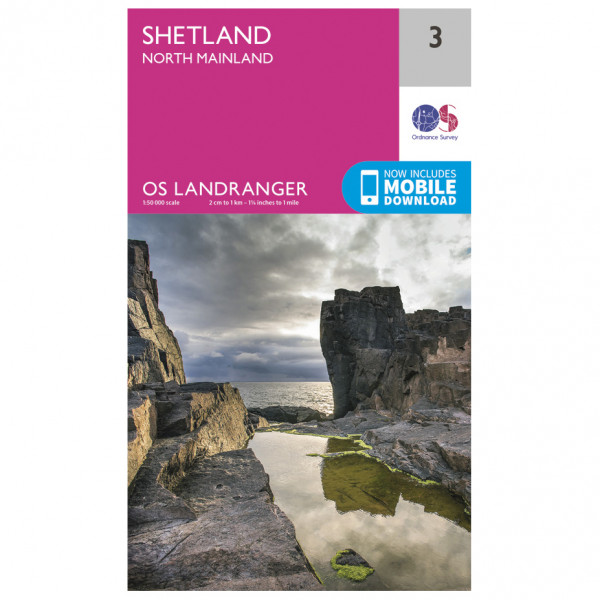 Ordnance Survey - Shetland - North Mainland L003 - Wanderkarte