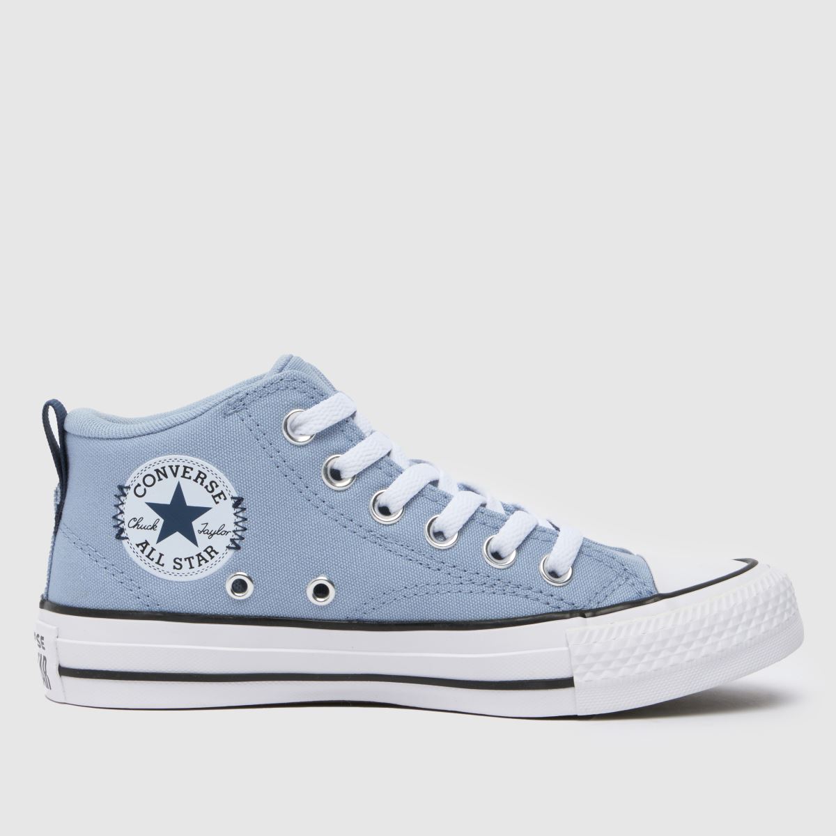 Converse ljusblå All Star Malden Street Pojkar Ungdomsskor