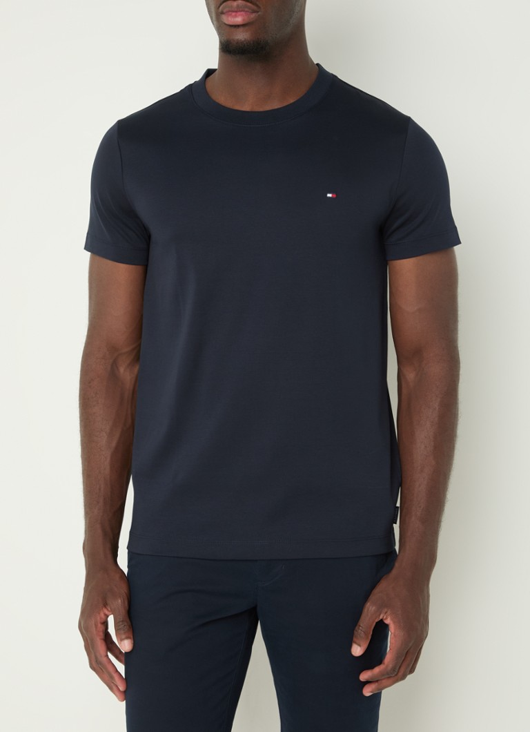 Tricou Tommy Hilfiger cu logo brodat
