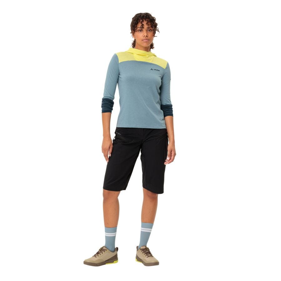 Tremalzo Langarm Hoodie T-Shirt Damen