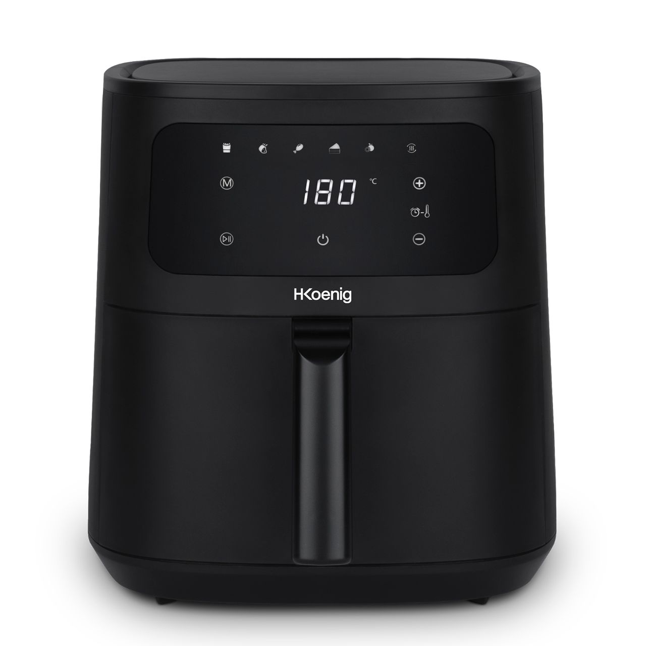 H. Koenig Heißluftfritteuse FRY880, 8L Kapazität, 1700W, bis 200°C