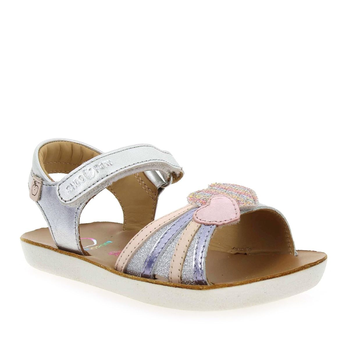 Shoopom  GOA HEART - argent multi