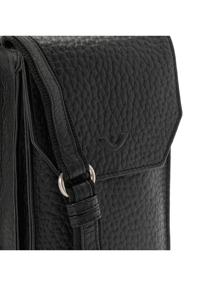 VLD VOi Leather Design Hirsch Magda Handytasche Leder 12 cm in schwarz günstig kaufen onesize