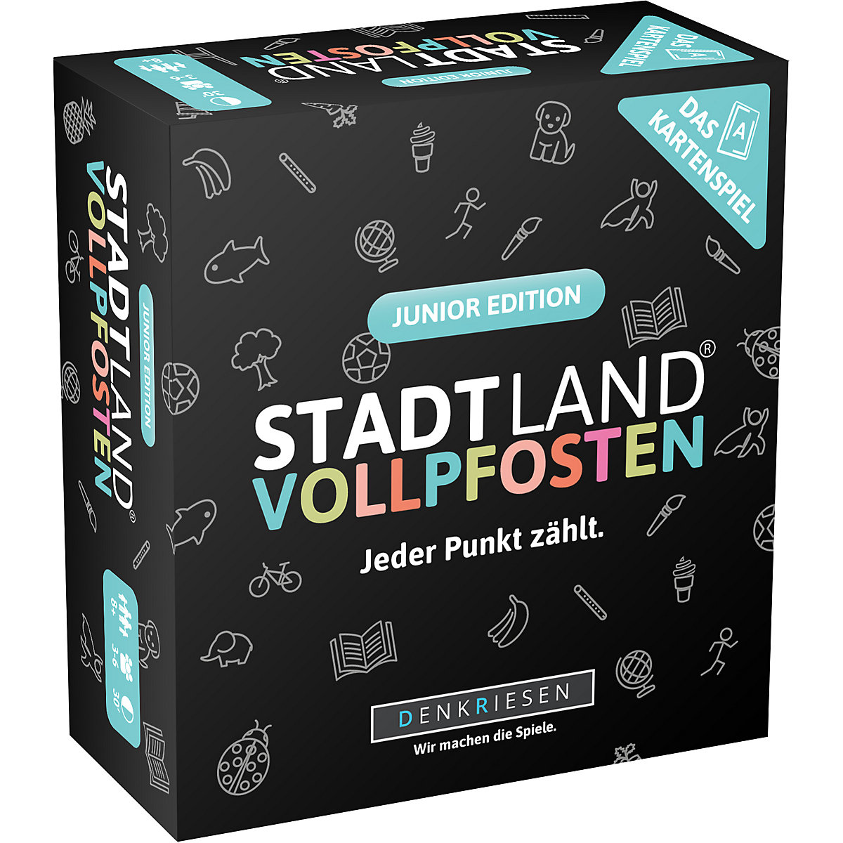 STADT LAND VOLLPFOSTEN® - Kartenspiel Junior