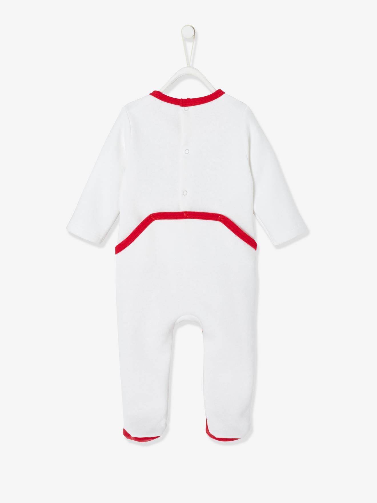 Pyjama noël bébé fille DS® Minnie blanc / rouge