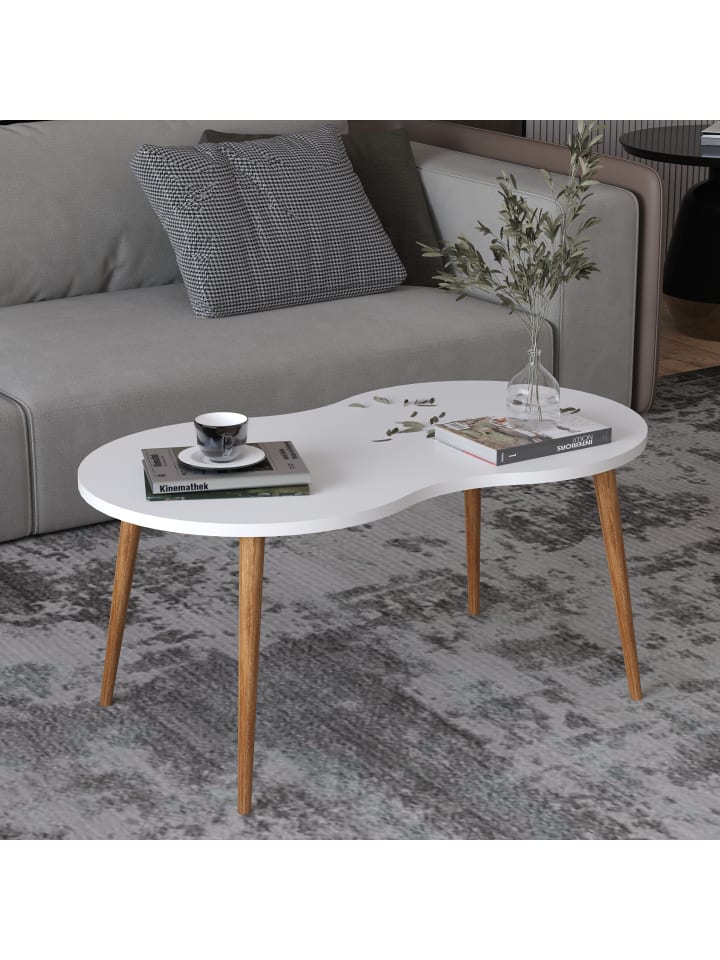 VCM  Holz Sofatisch Couchtisch Beistelltisch Barilo in Weiß günstig kaufen onesize