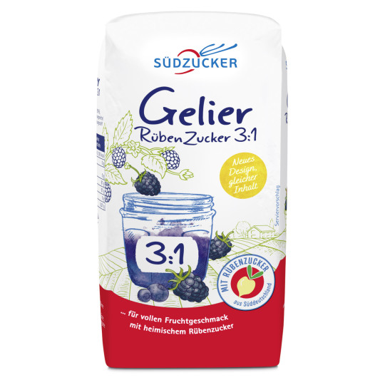 Südzucker Gelier Rüben Zucker 3:1 500G