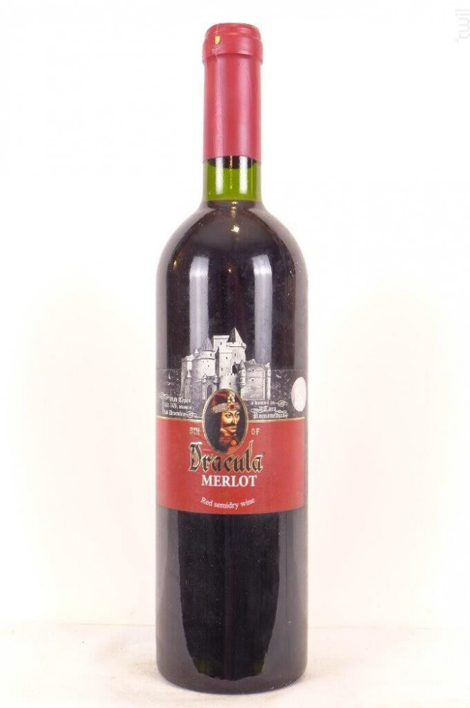 Merlot Semidry Sin Of Dracula Vin Rouge●Vins de Roumanie 2006 75cl