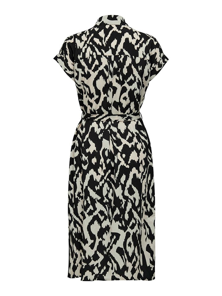 ONLY Kleid in Beige/ Schwarz günstig kaufen